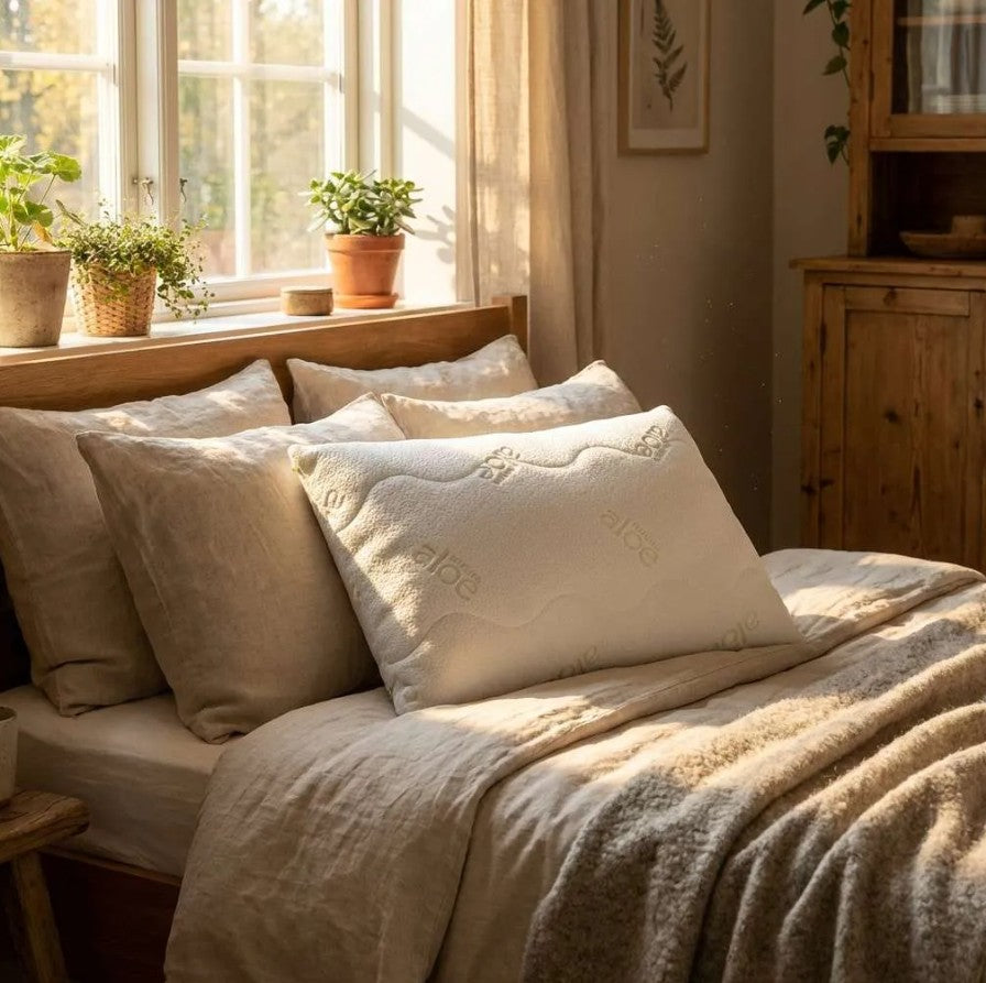 Natura Aloe Dream Mate Talalay Shredded Latex Pillow
