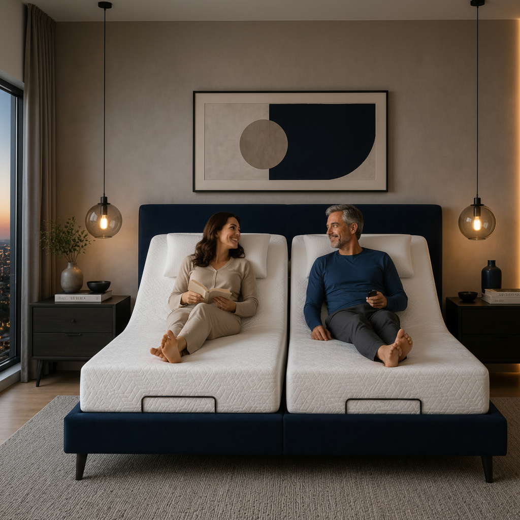 12" Hybrid Split King adjustable Bed Package Deal in Toronto, Ontario, Canada.
