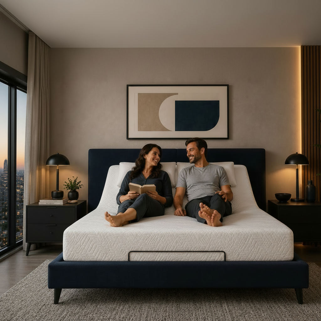 12" Hybrid Queen adjustable Bed Package Deal in Toronto, Ontario, Canada.
