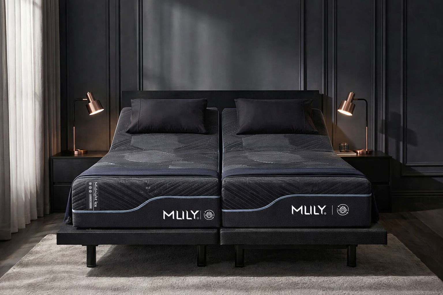 MLILY Midnight Ice Adjustable Bed Package.