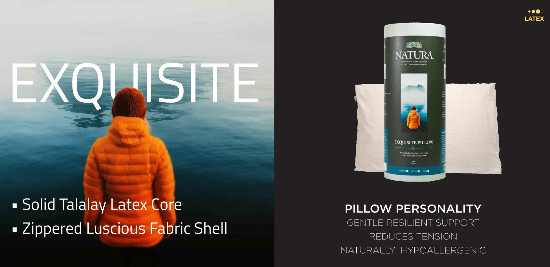 Natura Exqusuite Talalay Latex Pillow